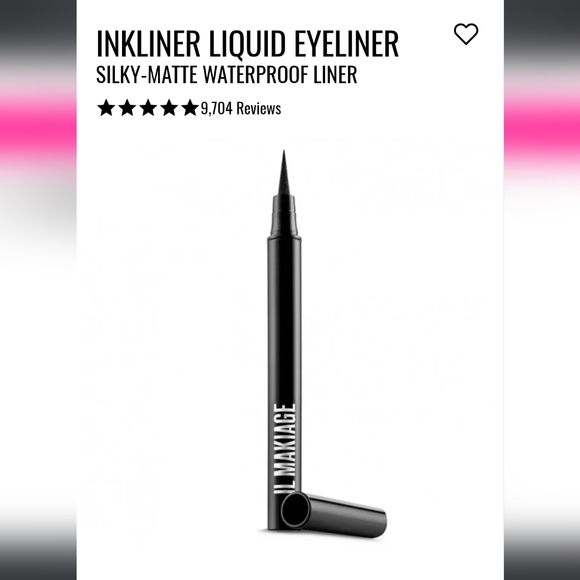 IL MAKIAGE Waterproof Silky Matte Inkliner Black Eyeliner 0.04 oz NEW - Picture 5 of 5